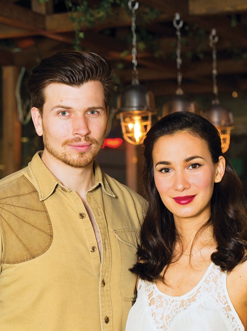 Christian Mongendre and Celina Jade (Photo by Anthony J Damico)